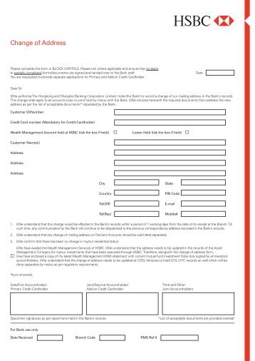 credit forms for customers