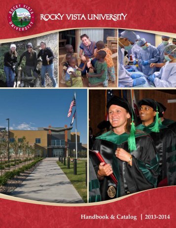 2013-2014 Student Handbook and Catalog - Rocky Vista University