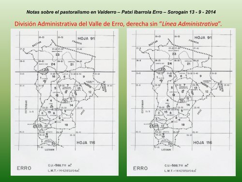 Notas sobre el pastoralismo en Valderro