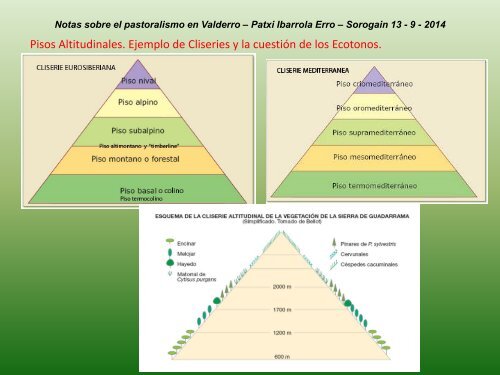 Notas sobre el pastoralismo en Valderro