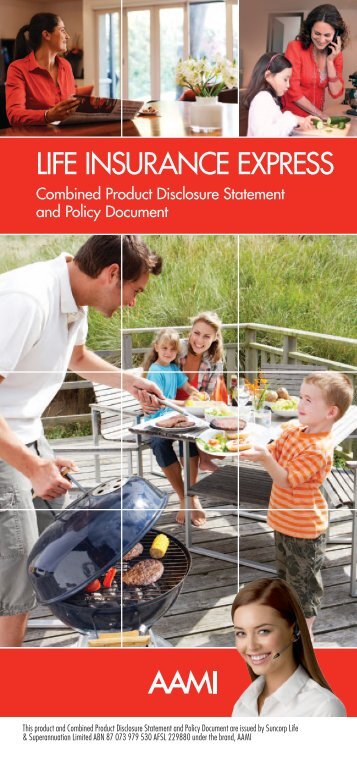 Download Product Disclosure Statement & Policy Document - AAMI