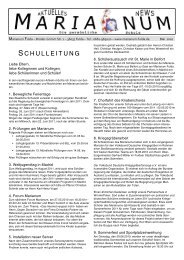 Marianum Fulda – Brüder-Grimm Str. 1 – 36037 Fulda – Tel.: 0661 ...