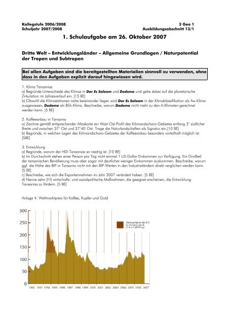 1. Schulaufgabe am 26.  Oktober 2007 - Homepage von Manuel ...