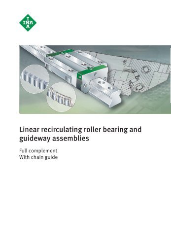 Linear recirculating roller bearing and guideway assemblies