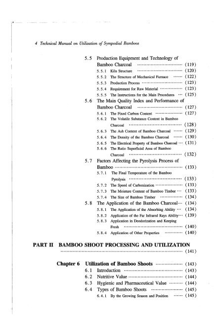 Technical Manual on Utilization of Sympodial Bamboos - ITTO