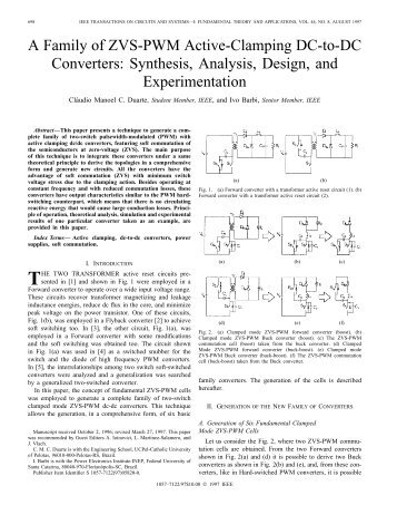 A Family Of ZVS-PWM Active-clamping DC-to-DC ... - Ivo Barbi