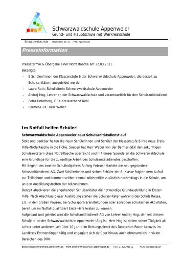 mehr - Schwarzwaldschule Appenweier