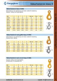 Lyftko mp o n e n te r kla ss 8 , kla ss 1 0 SÃ¤kerhetskrok klass 8