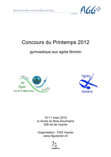 Concours du Printemps 2012 - FSG Versoix