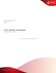 The Taidoor Campaign: An In-Depth Analysis - Trend Micro