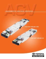 automatic guided vehicle - Toyota Material Handling, U.S.A., Inc.
