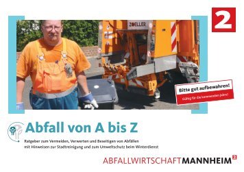 Abfall von A bis Z - Stadt Mannheim