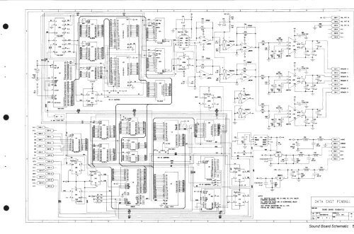 DATA EAST - STAR WARS SCHEMATICS