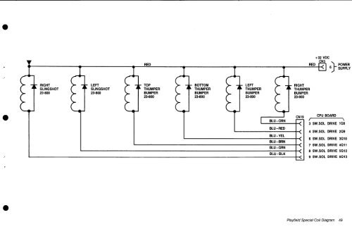 DATA EAST - STAR WARS SCHEMATICS