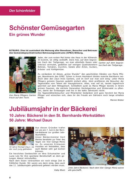 Gesundheitsreform - Barmherzige Brüder Schönfelderhof