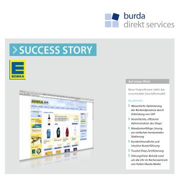 Success Story Edeka - Burda Direkt Services