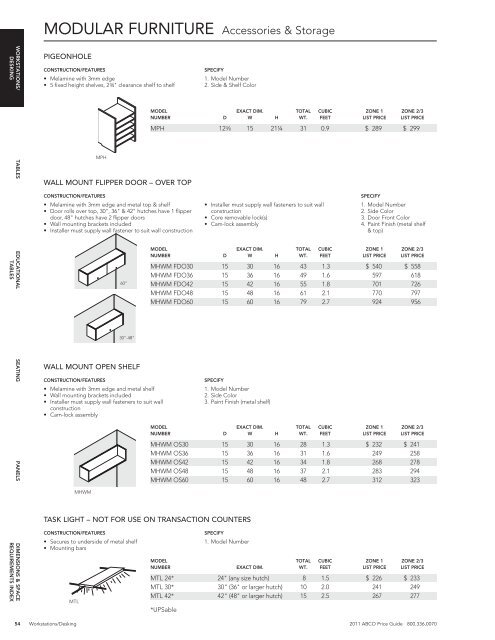 A B C O  P R I C E   G U I D E - ABCO Office Furniture