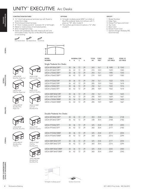 A B C O  P R I C E   G U I D E - ABCO Office Furniture