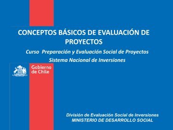 conceptos bÃ¡sicos de evaluaciÃ³n de proyectos - Sistema Nacional ...