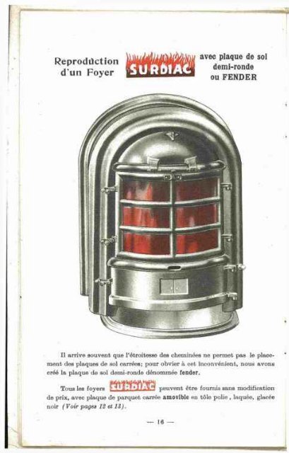 SURDIAC poele Ã  rÃ©cupÃ©ration de chaleur. 1938 - Ultimheat