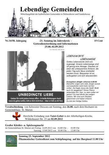 Lebendige Gemeinden - Marienportal in / um Delmenhorst