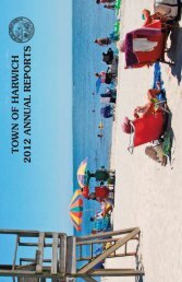 2012 Annual Town Report - Harwich