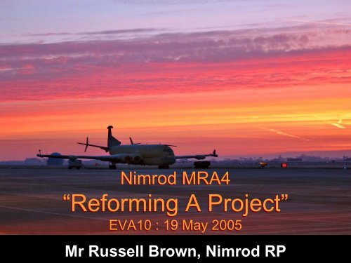 Nimrod MRA4 - Association for Project Management