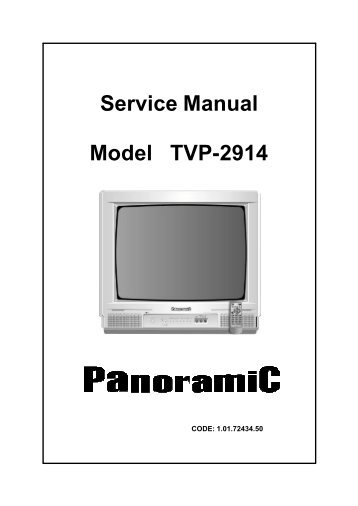 Service Manual Model TVP-2914 - diagramas.diagram...