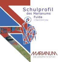 Schulprofil - Marianum