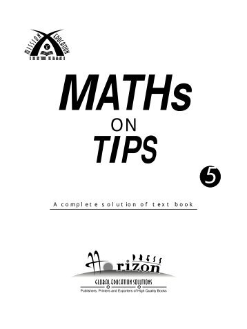 Maths on Tips - Part 5.pdf - School Books Publishers India