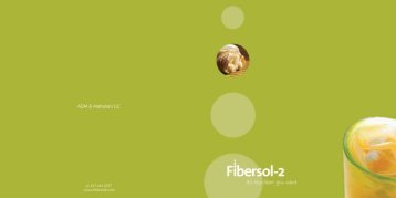 Fibersol-Technical-Brochure - ADM