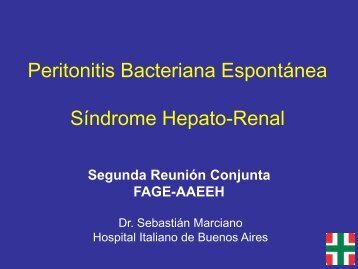 Peritonitis Bacteriana Espontánea Síndrome Hepato-Renal