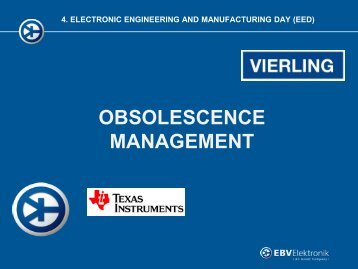 OBSOLESCENCE MANAGEMENT - Vierling