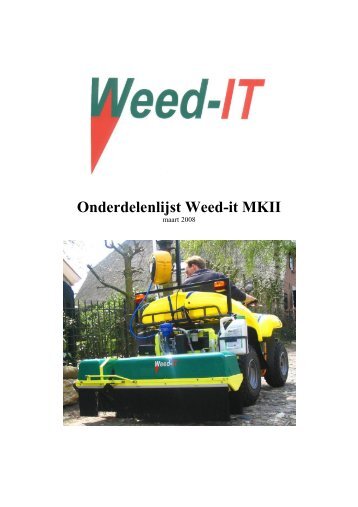 Weed-iT MKII - Wim van Breda BV