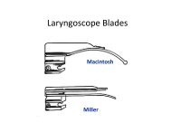 Laryngoscope Blades