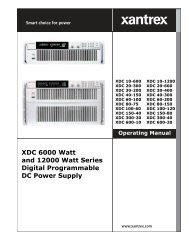 XDC 6000 Watt and 12000 Watt Series Digital Programmable DC ...