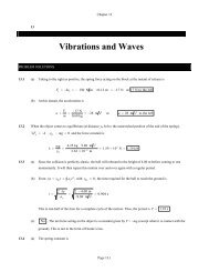 Chapter 13 Solutions - Mosinee School District