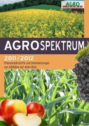 2011 / 2012 - AGROline AG