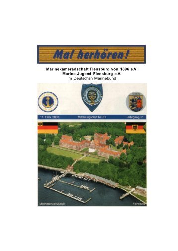 40 Jahre U - Flottille - Marinekameradschaft Flensburg von 1896 eV