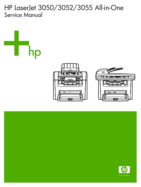 HP LaserJet 3050/3052/3055 All-in-One Service Manual - ENWW