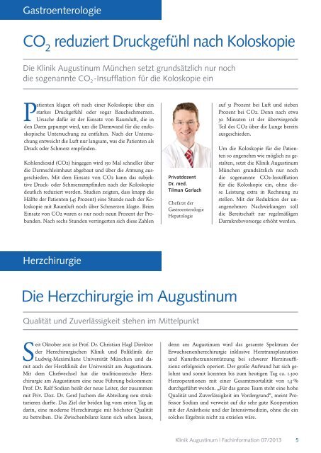 Newsletter Juli 2013 - Klinik Augustinum