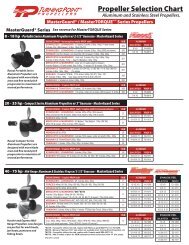 Boat Propeller Selection Chart