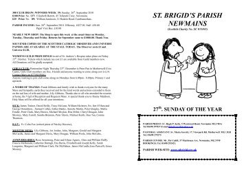 Parish Bulletin Sunday 3rd. October 2010..wps - Saint Brigid's ...