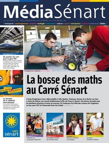 Le journaL de L'aggLomération I novembre 2011 I numéro 285 - Icam