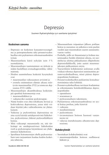 Depressio - Duodecim