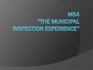 Results of Manor Township EPA MS4 Audit- Barry Smith, Manor ...