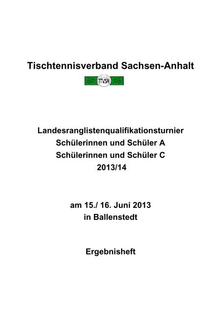 LRLQT SchÃ¼lerInnen A_C 2013 - ttvsa.de