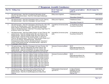 Assembly Constituency 17 Royapuram - Elections.tn.gov.in