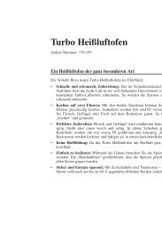 Turbo Heißluftofen