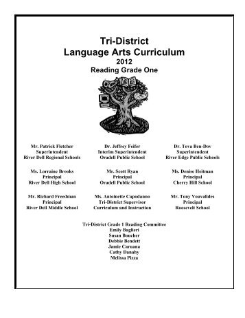 Tri-District Language Arts Curriculum - River Edge Public Schools